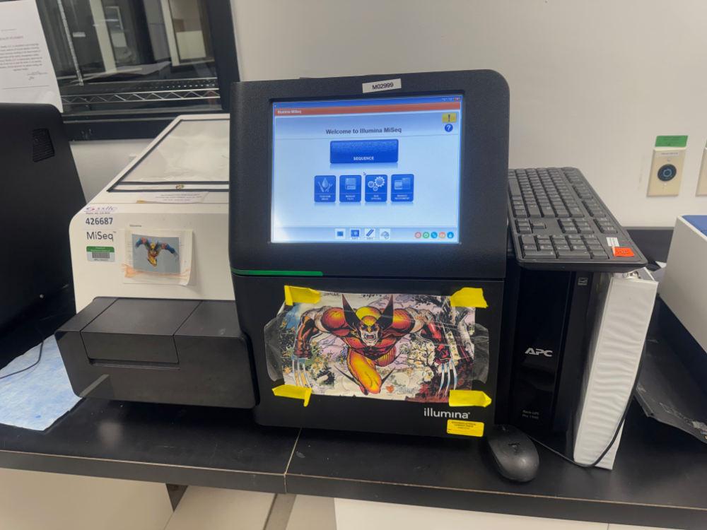 Image of Illumina MiSeq Gene Sequencing System